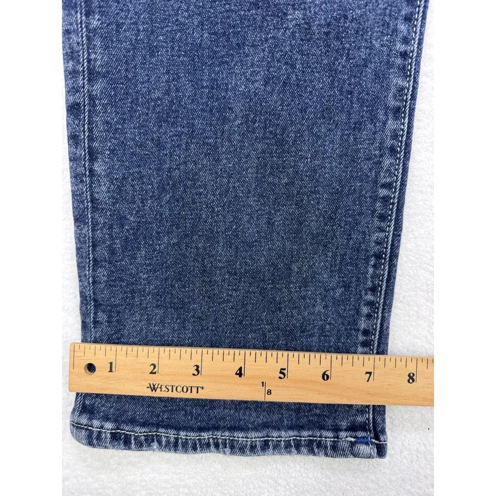 True Religion Geno Jeans Men 40x32 Blue Relaxed Slim Distress Whiskered Denim‎